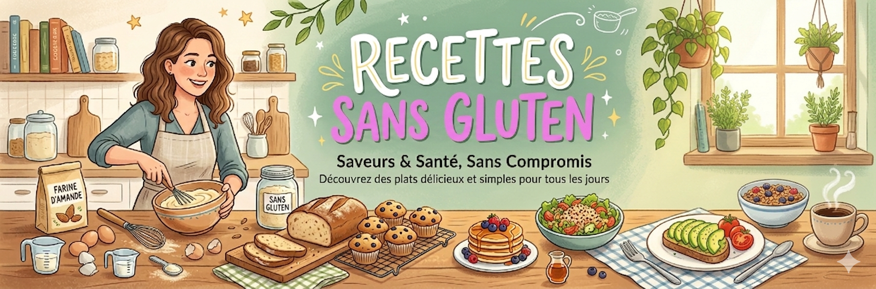 banniere de recette sans gluten