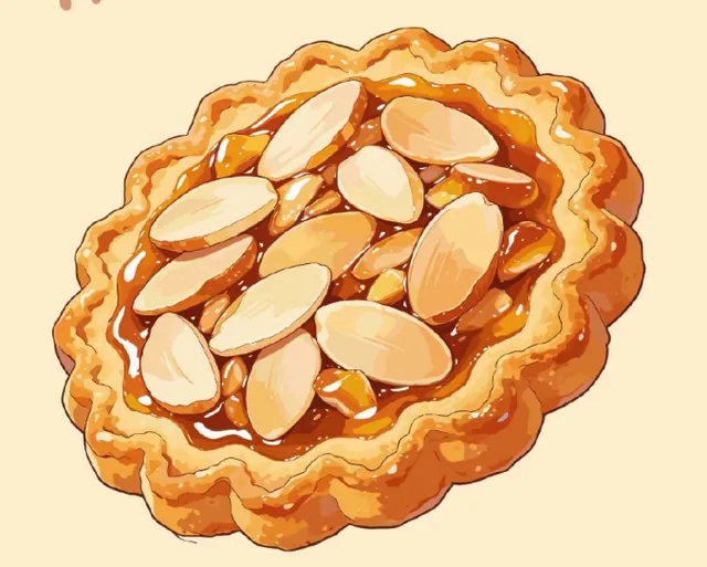 Tarte amandine poire-amande sans gluten maison